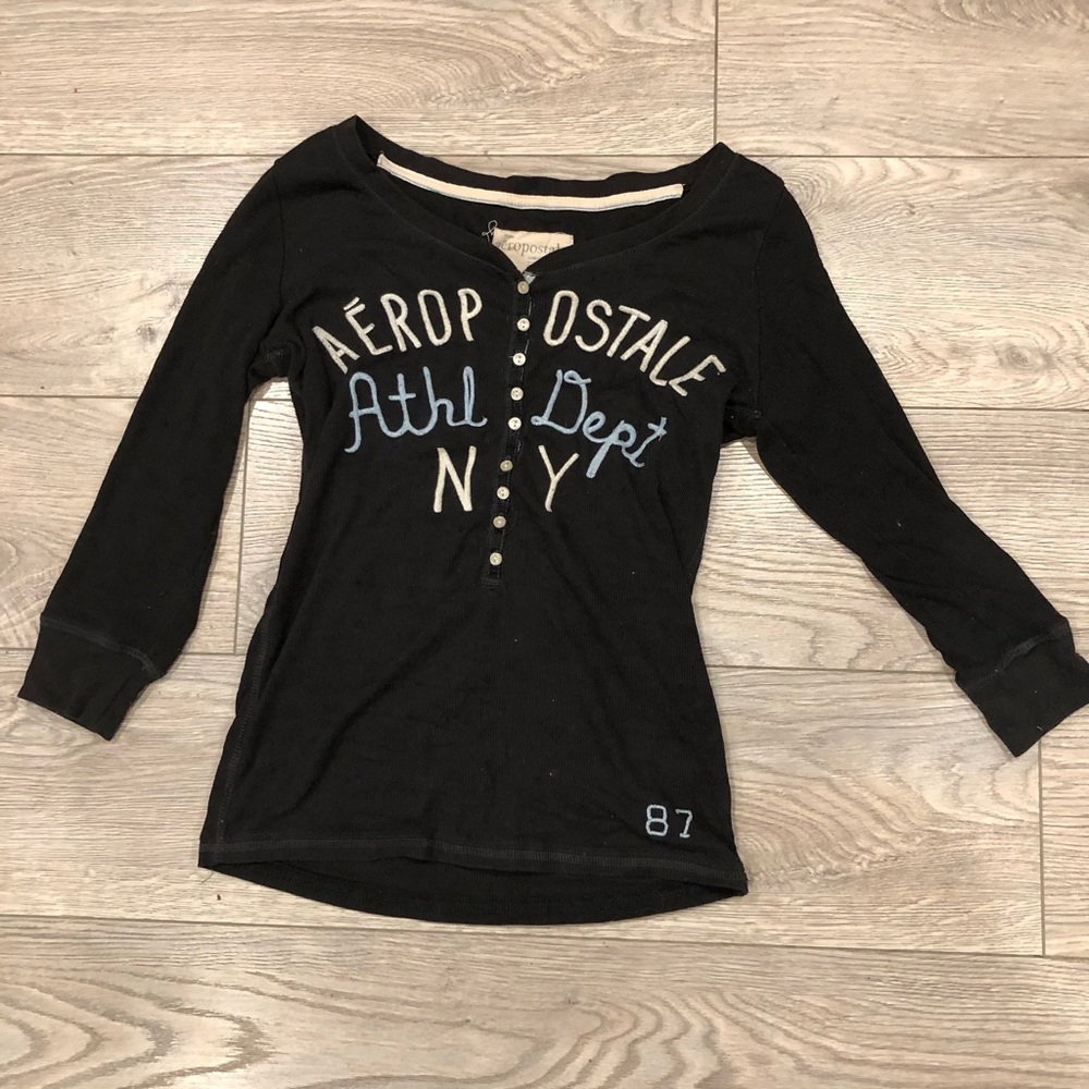 Y2K Aeropostale Henley tee